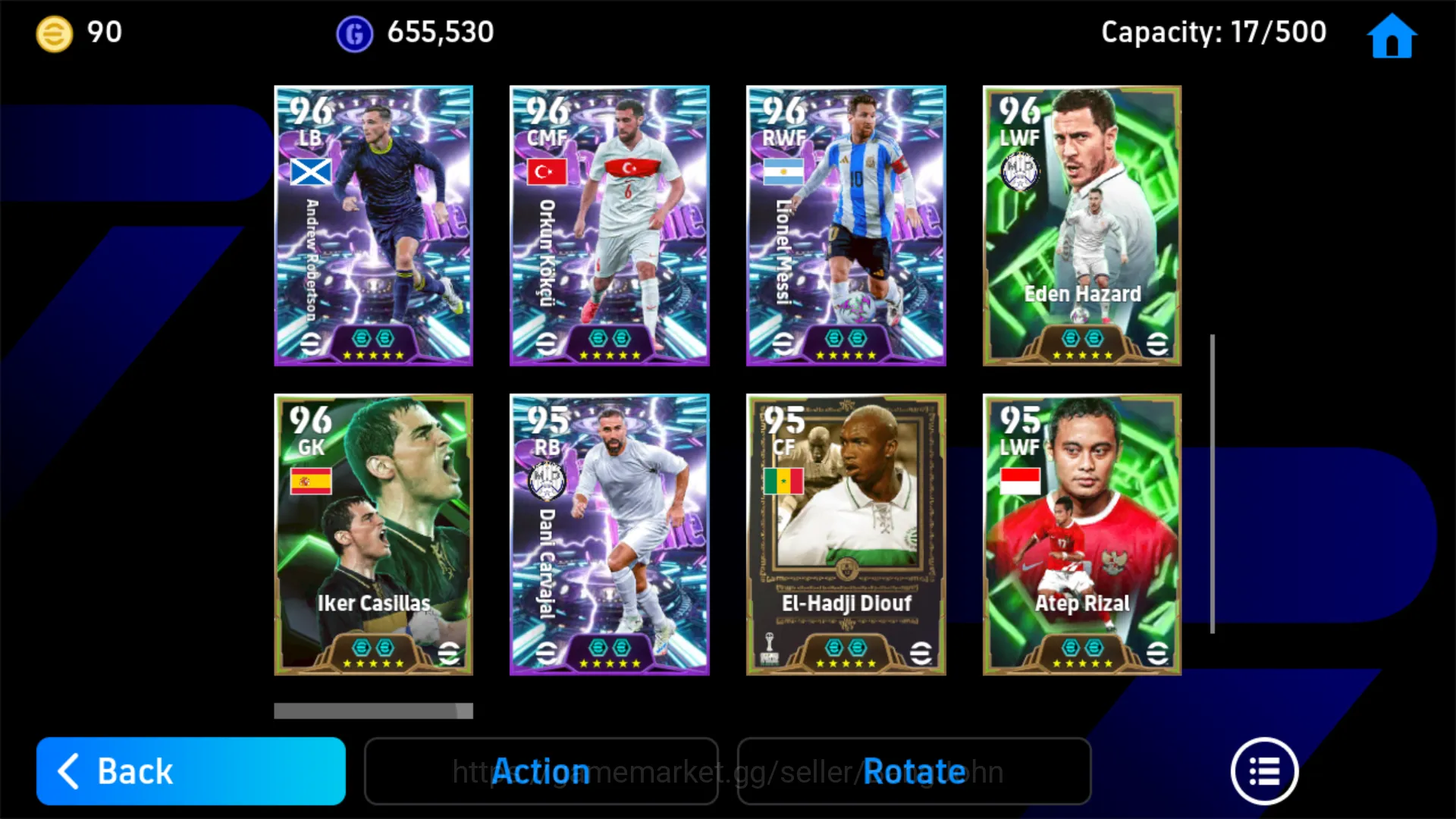 eFootball Accounts Others power 3171 | gianluigi donnarumma show time | clarence seedorf epic db | gennaro gattuso epic db 4