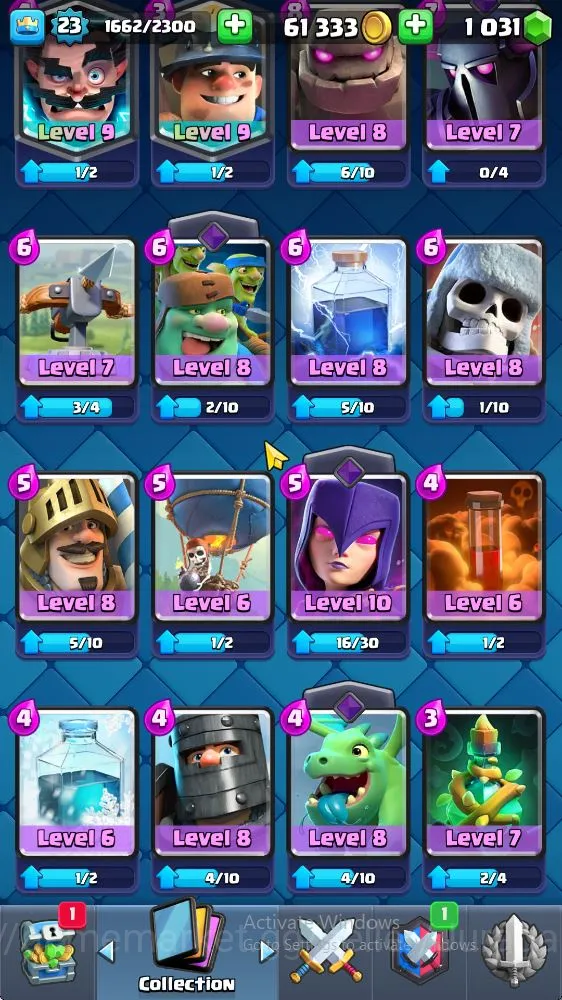 Clash Royale Accounts Lvl 23 | Trophy 3558 | KTL 9 | Card 70 | 3 EVO, 2 image 5