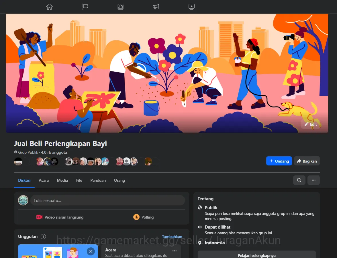 Facebook Groups Public Jual Beli Perlengkapan Bayi