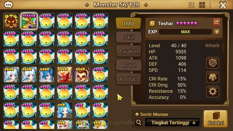 Summoners War: Sky Arena Accounts Starter ASIA Ready Gacha|160 11Years Scroll,3 LS All Atribute,5 LS,5 LNDS,118 MS + 1 NB5 2