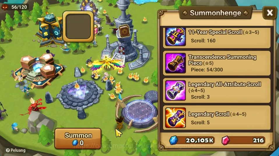 Summoners War: Sky Arena Accounts Starter ASIA Ready Gacha|160 11Years Scroll,3 LS All Atribute,5 LS,5 LNDS,118 MS + 1 NB5 3
