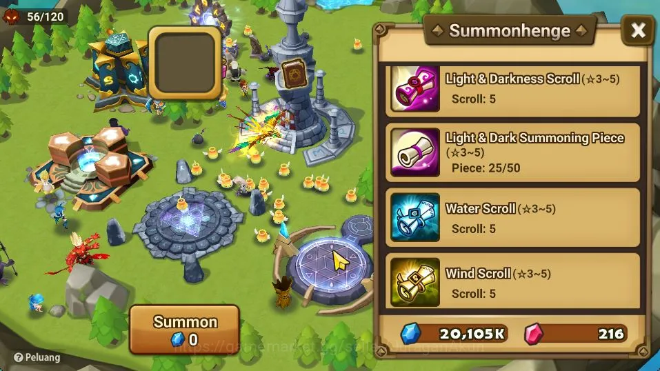 Summoners War: Sky Arena Accounts Starter ASIA Ready Gacha|160 11Years Scroll,3 LS All Atribute,5 LS,5 LNDS,118 MS + 1 NB5 5