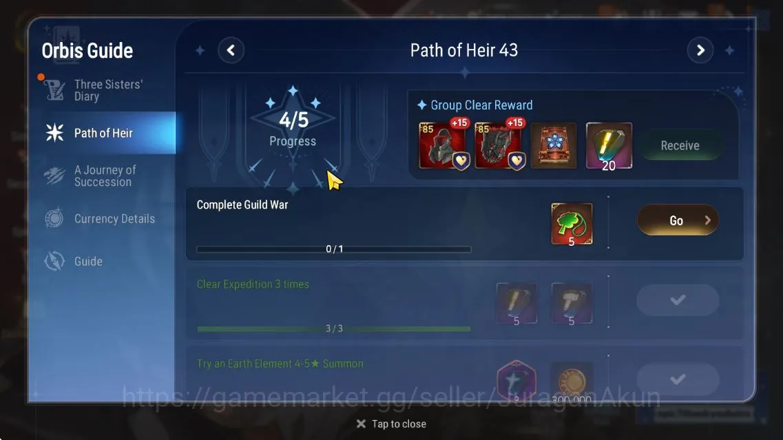 Epic Seven Accounts Mid-Tier Asia Unverif|EndGame|16 ML (SP Politis,LadyScales,Straze,etc)Limit 4