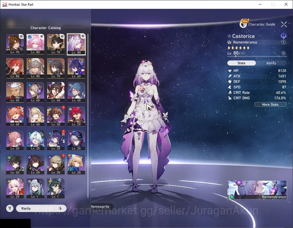 Honkai Star Rail Accounts ASIA|TL 64|6 Limited|[Cyrene E1,Castorice]+Sign, J image 5