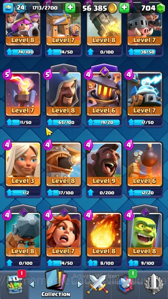 Clash Royale Accounts Starter Lvl 24 | Trophy 3577 | KTL 9 | Card 68 | 2 EVO, 2 Legend, 18 Epic, 24 Rare, 26 Common | 704 6