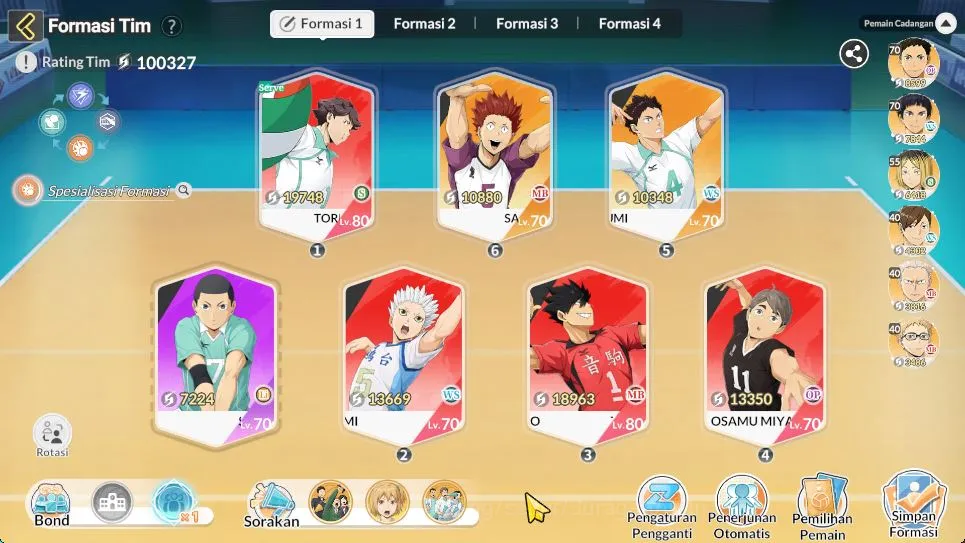 HAIKYU!! FLY HIGH Accounts SEA|Lvl 44|3,4K DM|4 UR [Oikawa+Memo,Kuroo+Memo,Os image 4