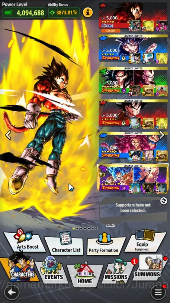 Dragon Ball Legends Accounts 114M Total Power |LV 157| 2 UL + 33 LL | Beast Goh image 5
