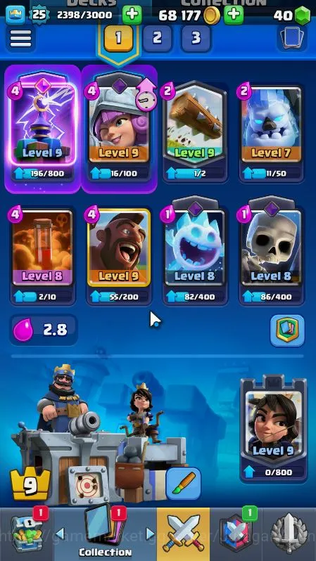 Clash Royale Accounts Lvl 25|Trophy 3948|KTL 9|Limited Skin|Card 78|3 EV image 5