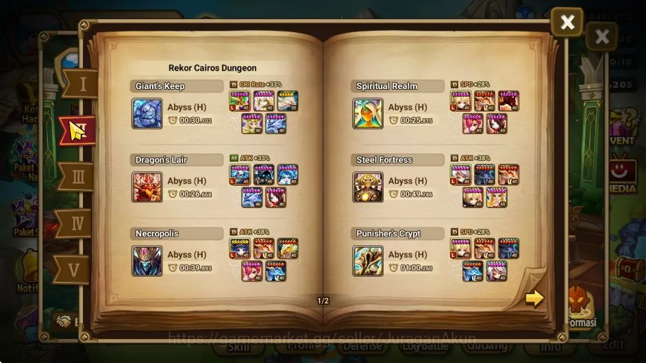 Summoners War: Sky Arena End-Game Asia |Lv 100|5 LD [Lydia,Twin Dark,Valdemar,Ritsu, image 1