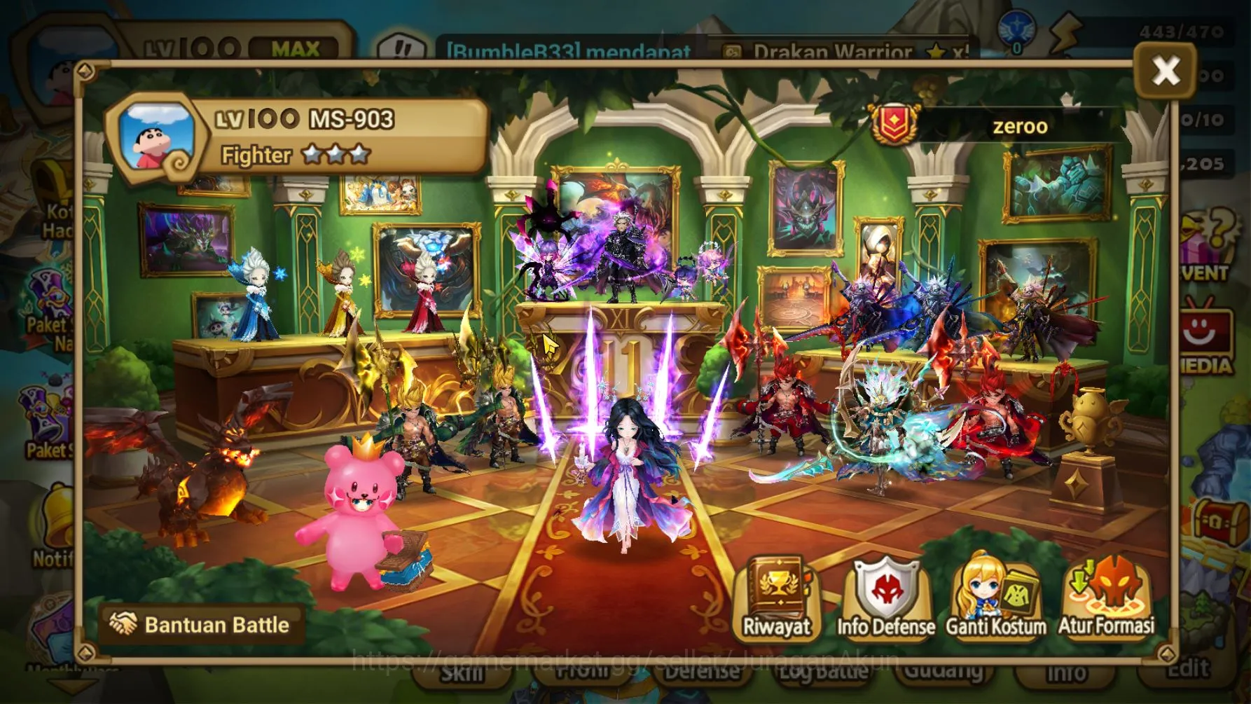 Summoners War: Sky Arena Accounts End-Game Asia |Lv 100|5 LD [Lydia,Twin Dark,Valdemar,Ritsu,Benedict]|78+NB5|Fast 4