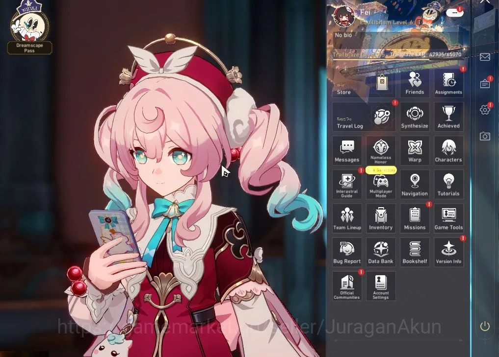 Honkai Star Rail Mid Game ASIA|TL 65|11 Limited |Castorice+Sign,Hyacine+Sign image 1