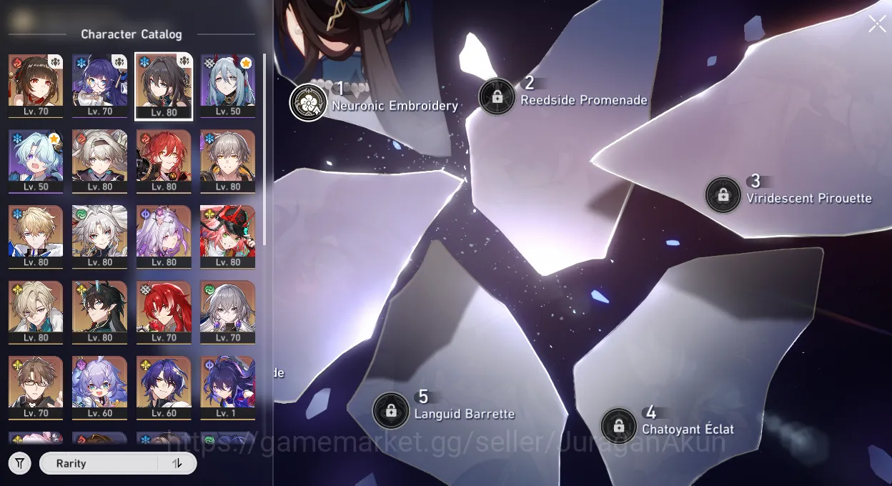 Honkai Star Rail Accounts ASIA [TL69] 10 Limited (Castorice,Lingsha,Rappa,Ru image 8