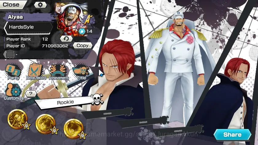 One Piece Bounty Rush Accounts Global|5 META EX|Admiral Sakazuki,Divine Shanks,FR image 2