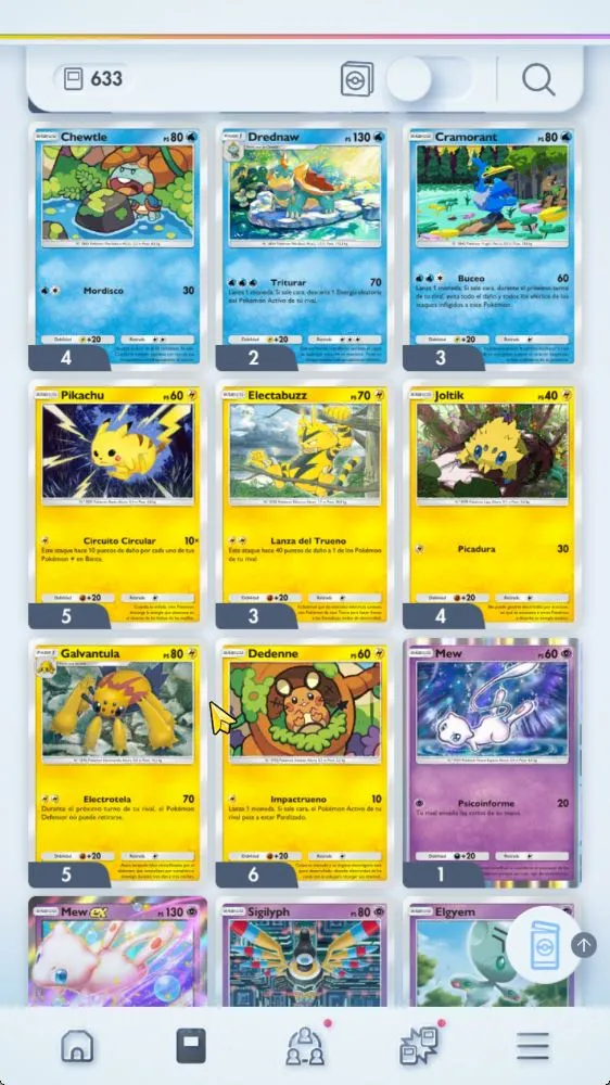 Pokémon TCG Pocket Accounts Lv17 | 795 Card | 3 immersive ex, 1 full art ex an image 5