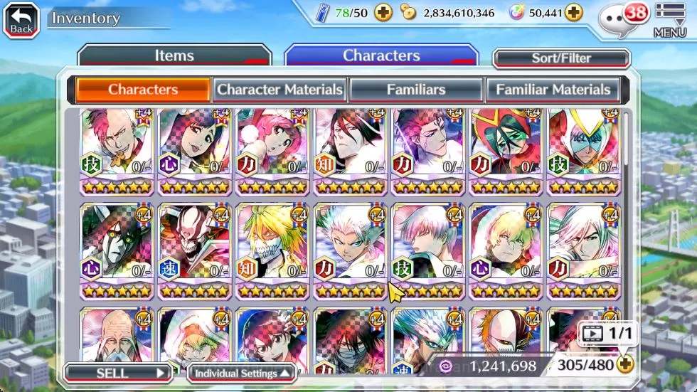 Bleach: Brave Souls Accounts GBL|50K Orbs+Senkaimon Quest|Santa Society(Giselle image 3