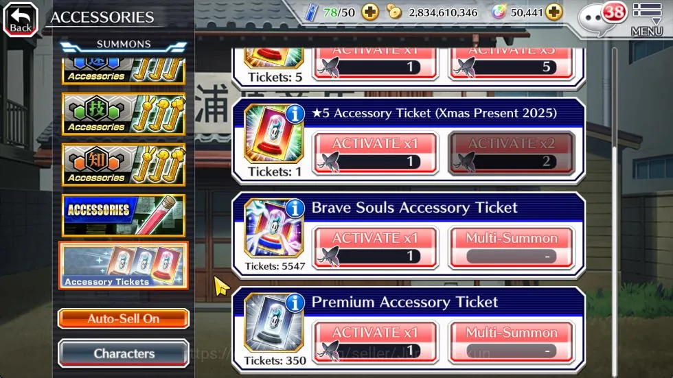 Bleach: Brave Souls Accounts GBL|50K Orbs+Senkaimon Quest|Santa Society(Giselle image 5
