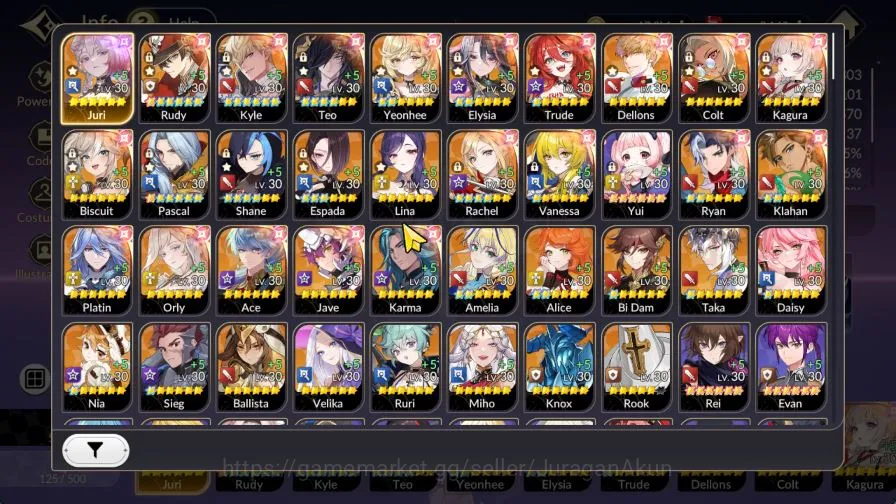 Seven Knights Re:Birth Accounts Re:BIRTH|Global300xx|38 Legend|Old 7K Juri|KyleTc6 image 2