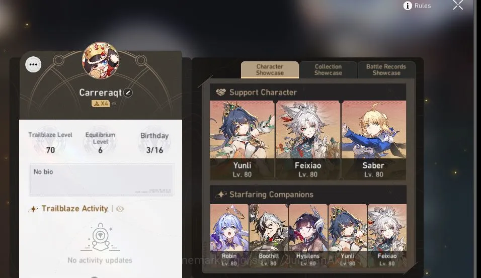 Honkai Star Rail Accounts Mid Game ASIA|TL 70|13 2