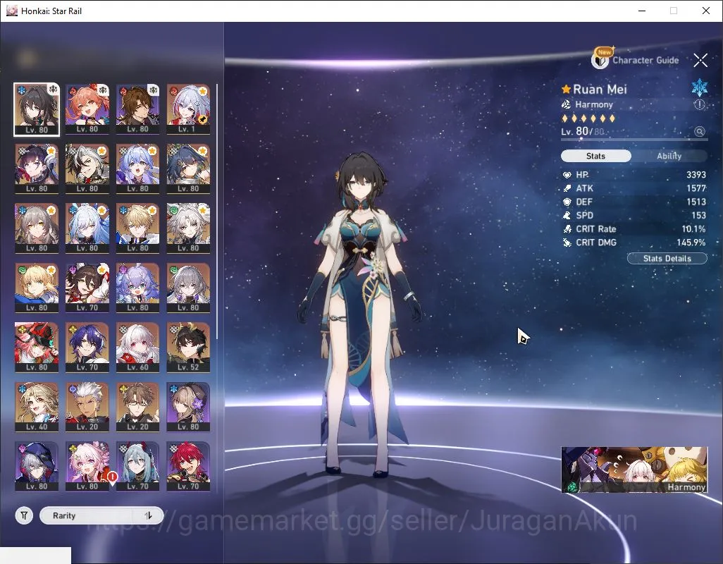 Honkai Star Rail Accounts Mid Game ASIA|TL 70|13 3