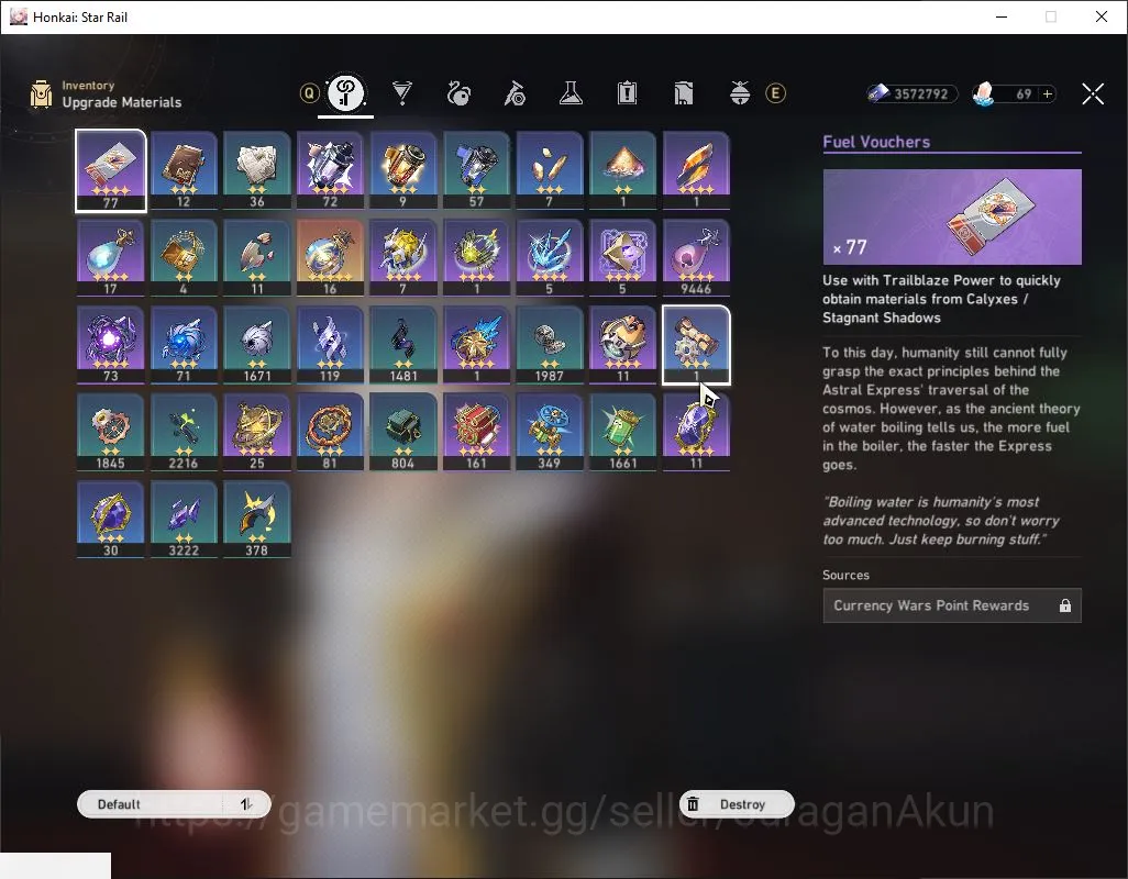 Honkai Star Rail Accounts Mid Game ASIA|TL 70|13 7