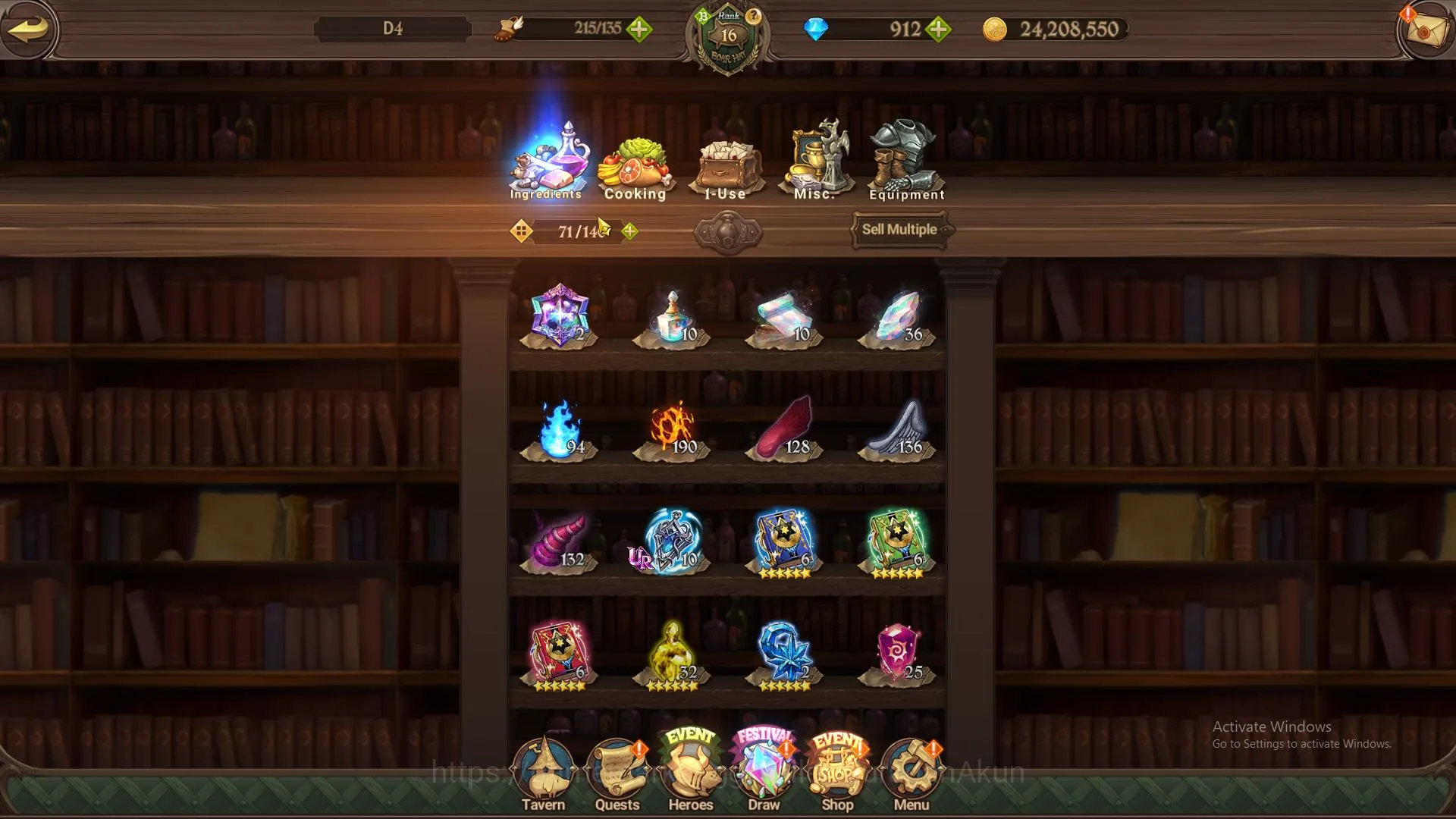 The Seven Deadly Sins: Grand Cross Accounts Starter Asia| 754K CC | Best Starter | Ch 1 | 1 UR + 912 Gems | Mael | Code Only 5