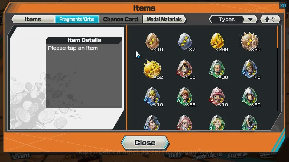 One Piece Bounty Rush Accounts Mid-Tier Global| 4 META EX | Awaken Lucci, The Strongest Kaido, Onigashima Oiran, Daimyo Oden 9