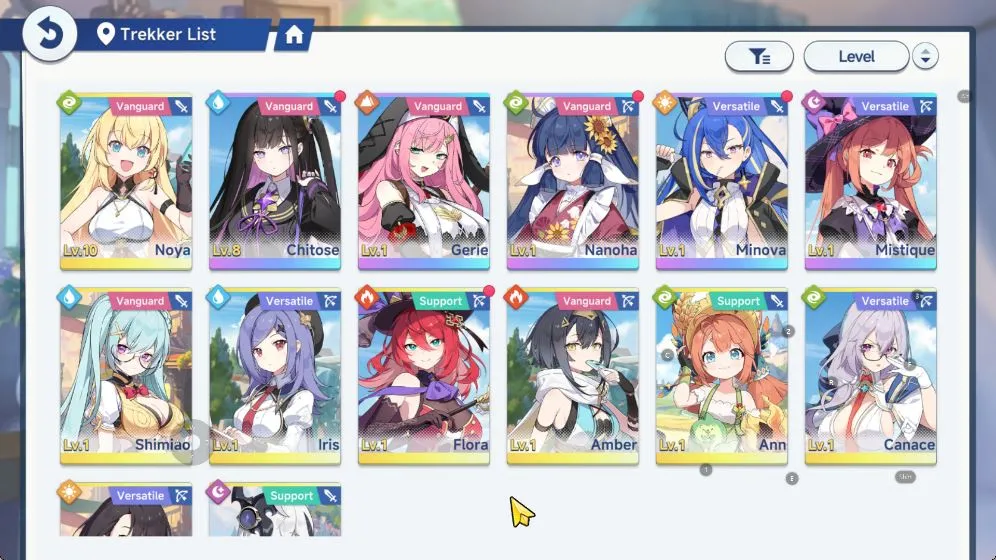 Stella Sora Accounts GLOBAL|Fresh Starter|1,8K SD| 5 SSR [Chitose,Gerie,Nanoha,Minova Etc]|6 SR Disc|Selecter ON| Log Yostar 5