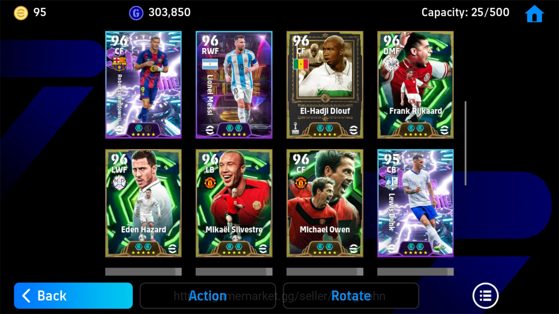 eFootball Accounts Power 3177 | Carnavaro Epic DB | Ronaldinho Big Ti image 3
