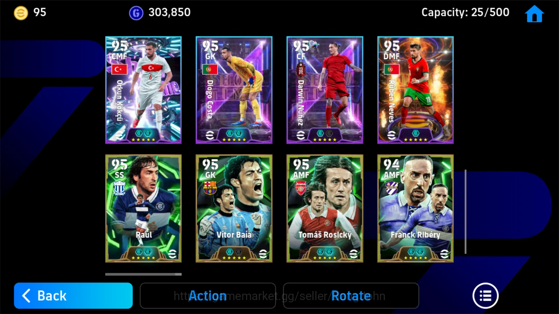 eFootball Accounts Power 3177 | Carnavaro Epic DB | Ronaldinho Big Ti image 4