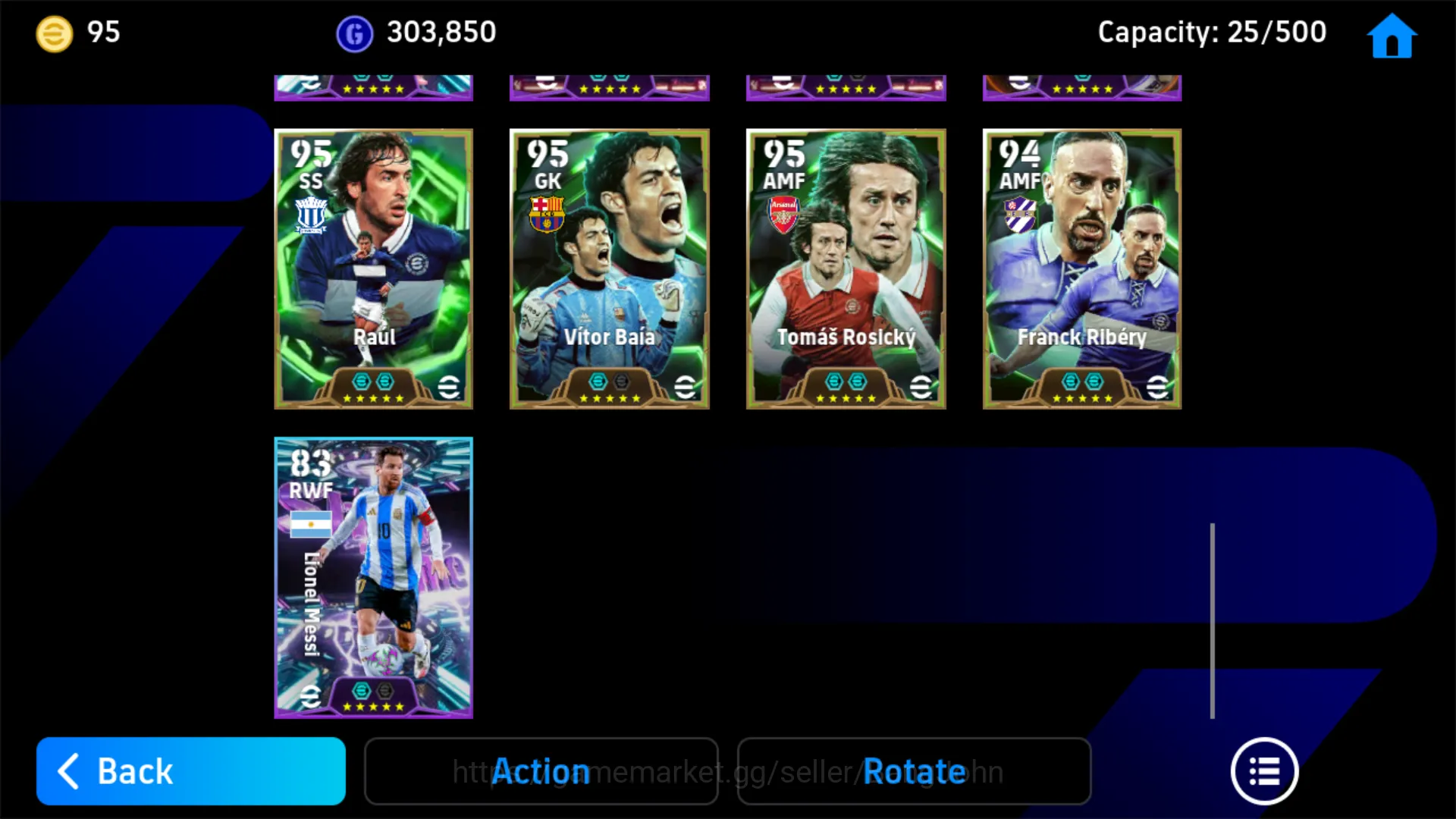 eFootball Accounts Power 3177 | Carnavaro Epic DB | Ronaldinho Big Ti image 5