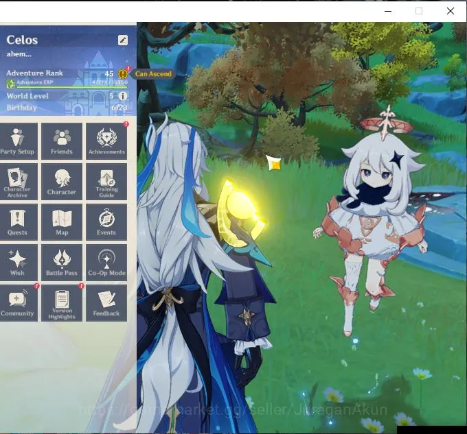 Genshin Impact Mid Game ASIA|AR 45|4 Limited+2 [5*Weapon]| Neuvillette, Sk image 1