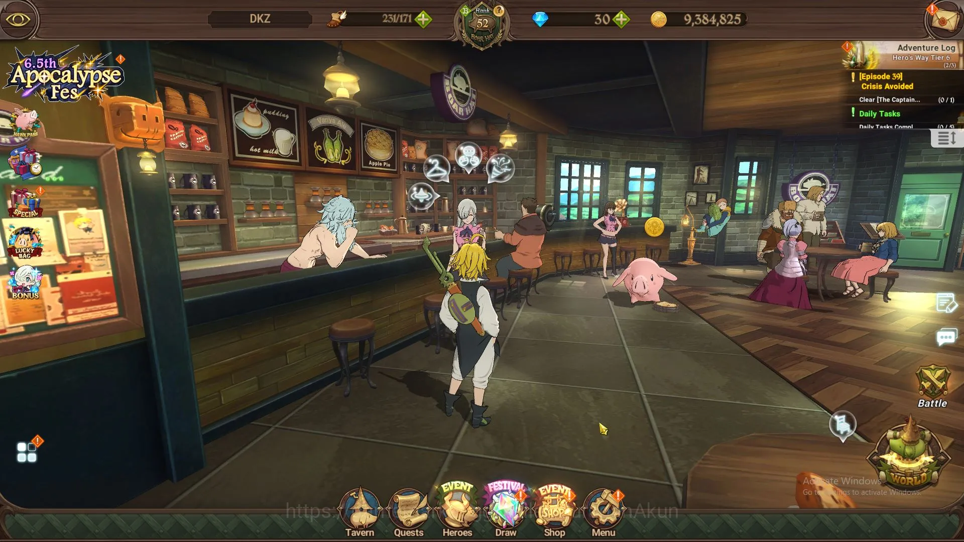 The Seven Deadly Sins: Grand Cross Midgame Global|2,6M CC|2 LR+10 UR|Ludociel,Elizabeth,Trist image 1
