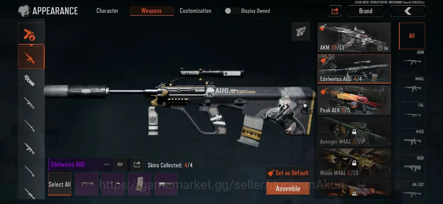Arena Breakout Accounts Mid-Tier [MOBILE] SV 12.6M | Koen 8.6M | Skin UMP,MP5,AUG,B3T,Backpack | Many Guns and Equipment |CN 3