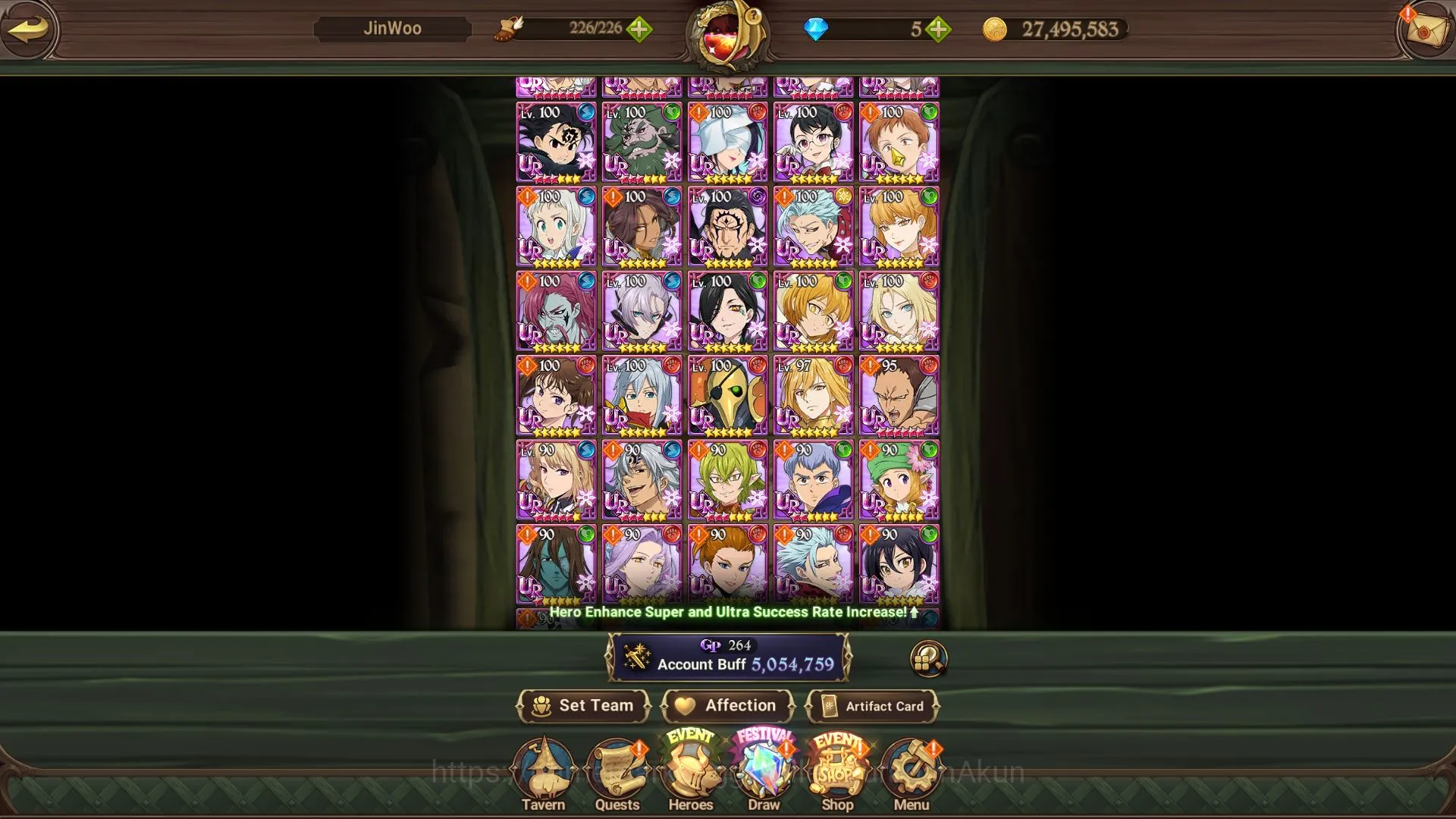 The Seven Deadly Sins: Grand Cross Endgame ASIA |5M CC|1LR+ 9UR+ Many Collab [Solev+TOG+Shado image 1