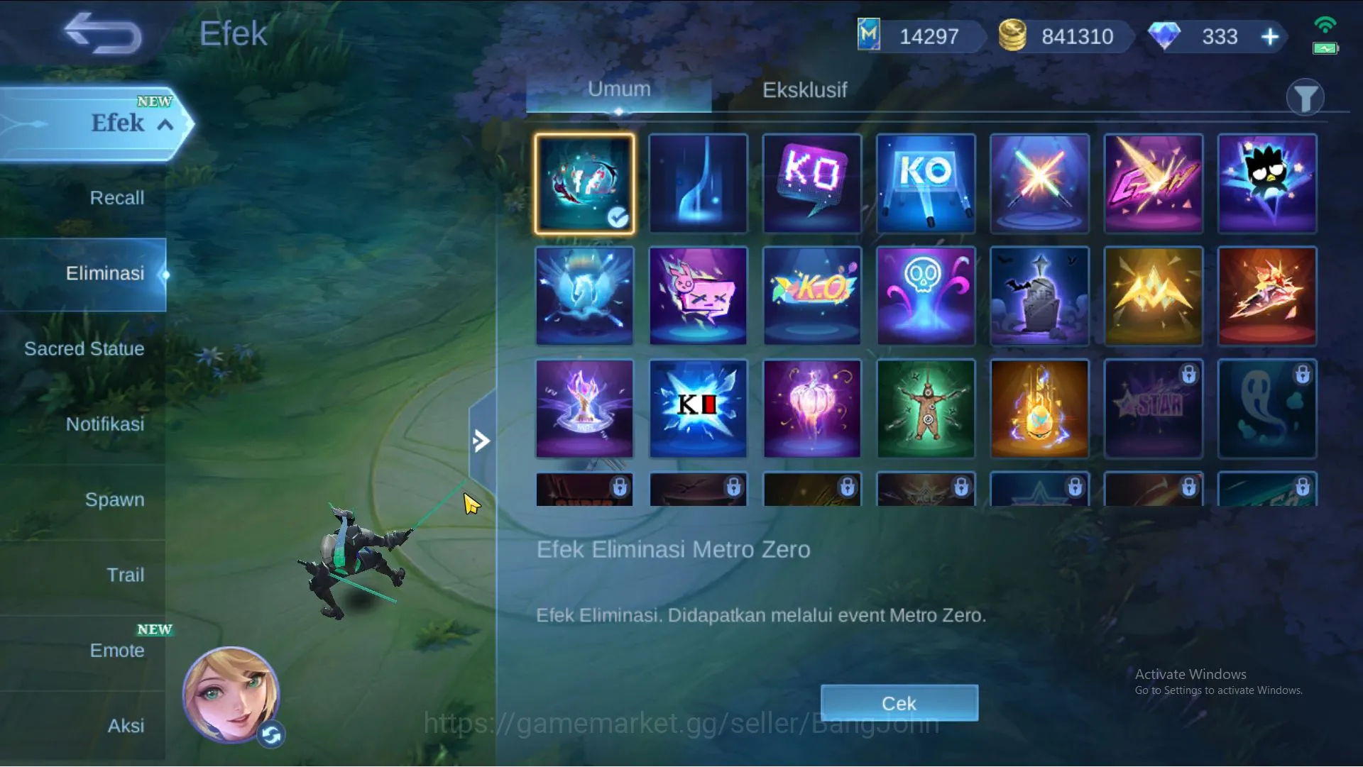 Mobile Legends: Bang Bang Accounts Hero 130 | skin 329 | Legend Gord, Clouds Kagura, image 14
