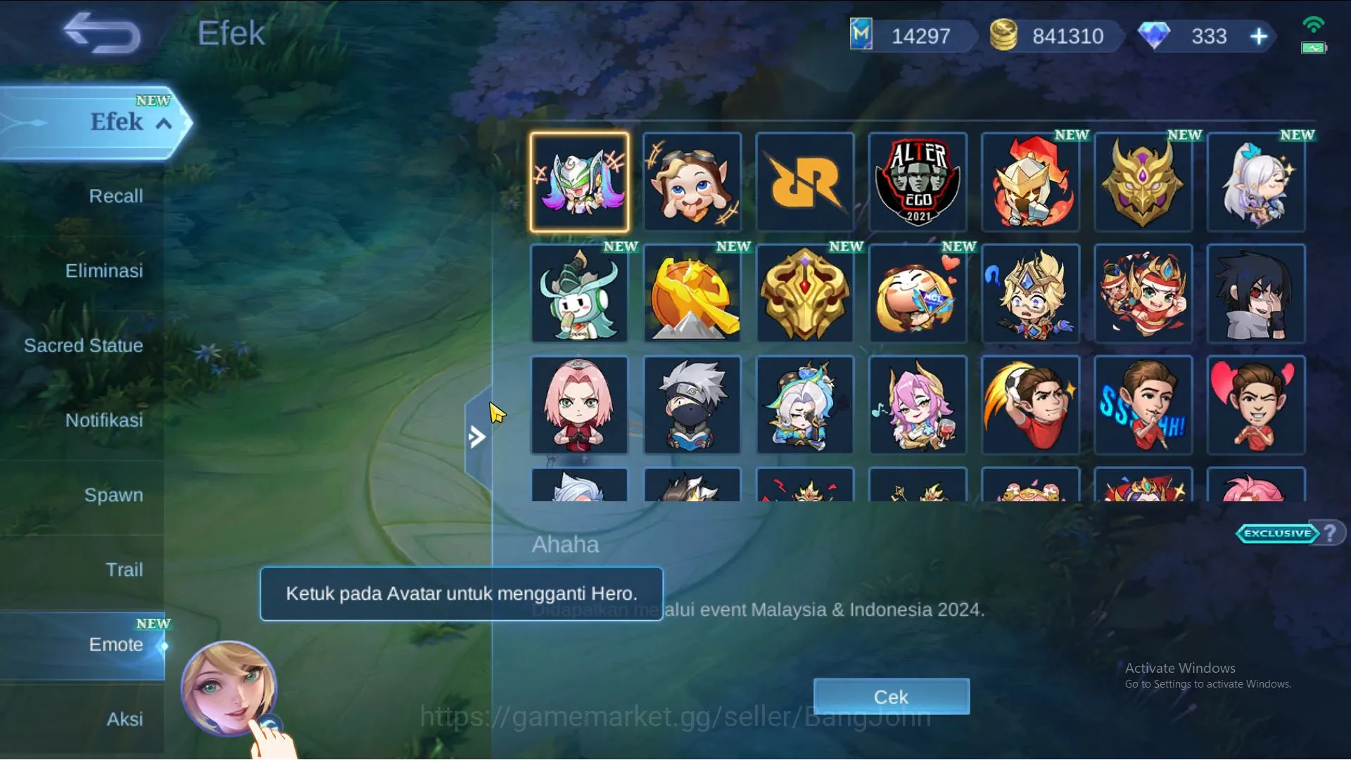 Mobile Legends: Bang Bang Accounts Hero 130 | skin 329 | Legend Gord, Clouds Kagura, image 16