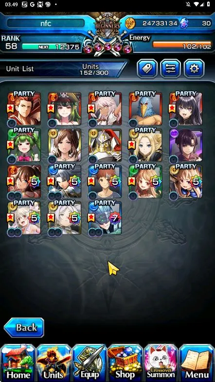 Grand Summoners Accounts Global|Rank 58|18 Ascend|(ShiroEmiyaTW,UP RoyTW,Ho image 2