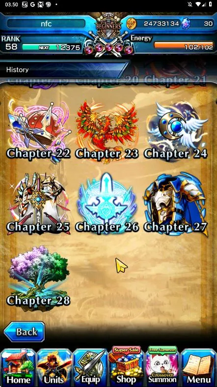 Grand Summoners Accounts Global|Rank 58|18 Ascend|(ShiroEmiyaTW,UP RoyTW,Ho image 3