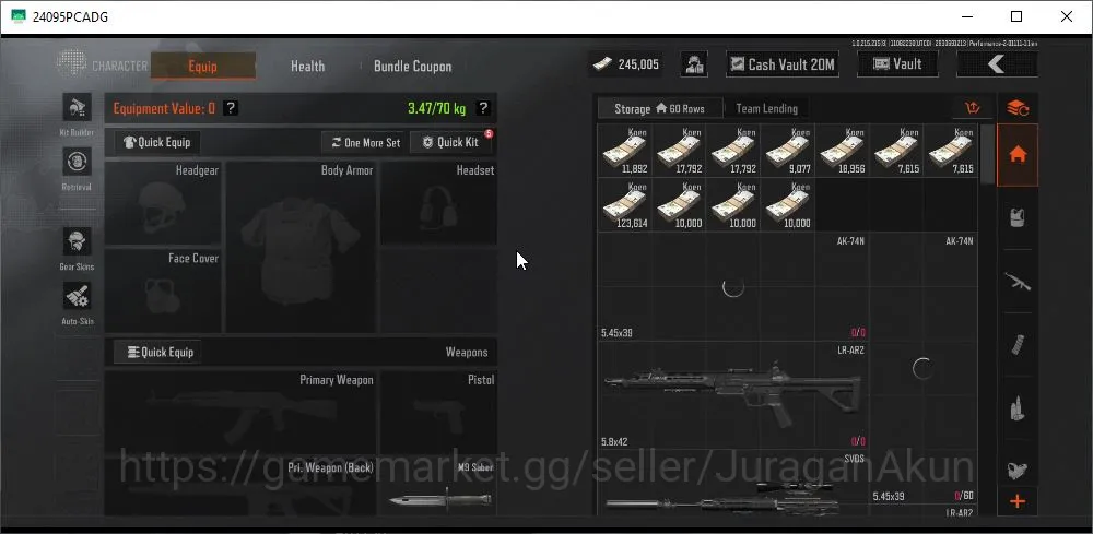 Arena Breakout Accounts Mid-Tier [MOBILE] Lvl 30|SV 21M |CV 20M |PR Jacket TQ T951 9A91 FMP5 GeoM14 |Gear skin| CN 4