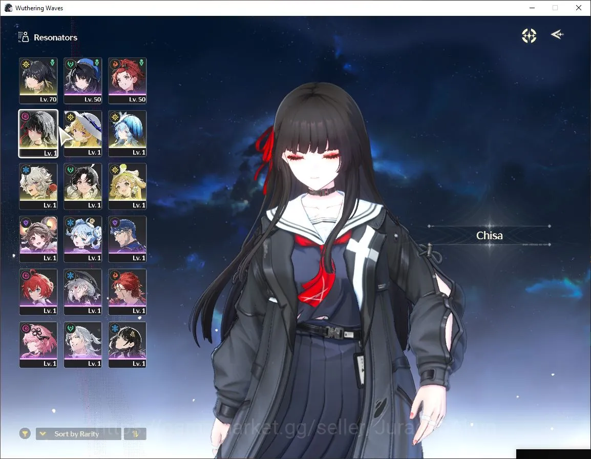 Wuthering Waves Accounts Mid-Game NA|UL 45| 3 Limited | Chisa+Sign,Shorekeeper+Sign,Phoebe | DB Lv25 |MC Female|Log 2