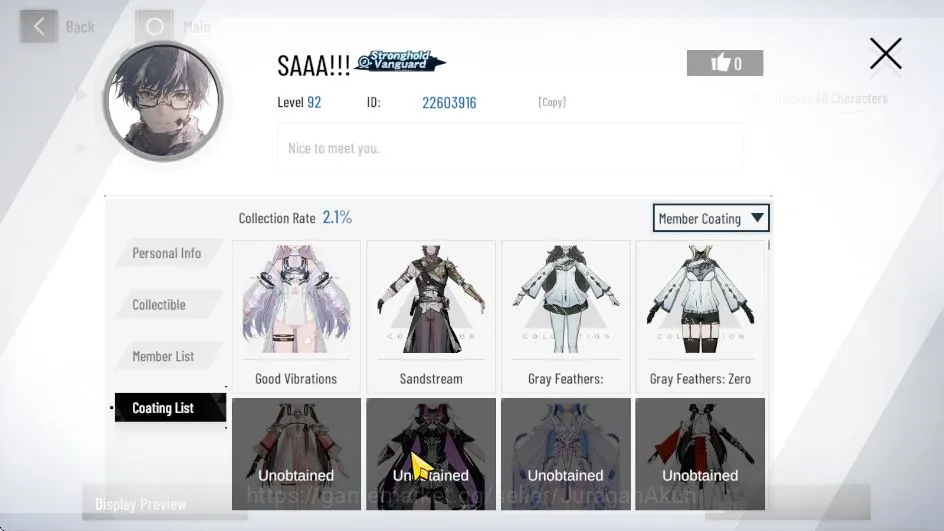 Punishing: Gray Raven Accounts End-Game ASIA |SS Shukra+Sign,NanamiST+Sign,SS Epitaph+Sign,SS WashiLD+Sign,Kaleido+Sign 3