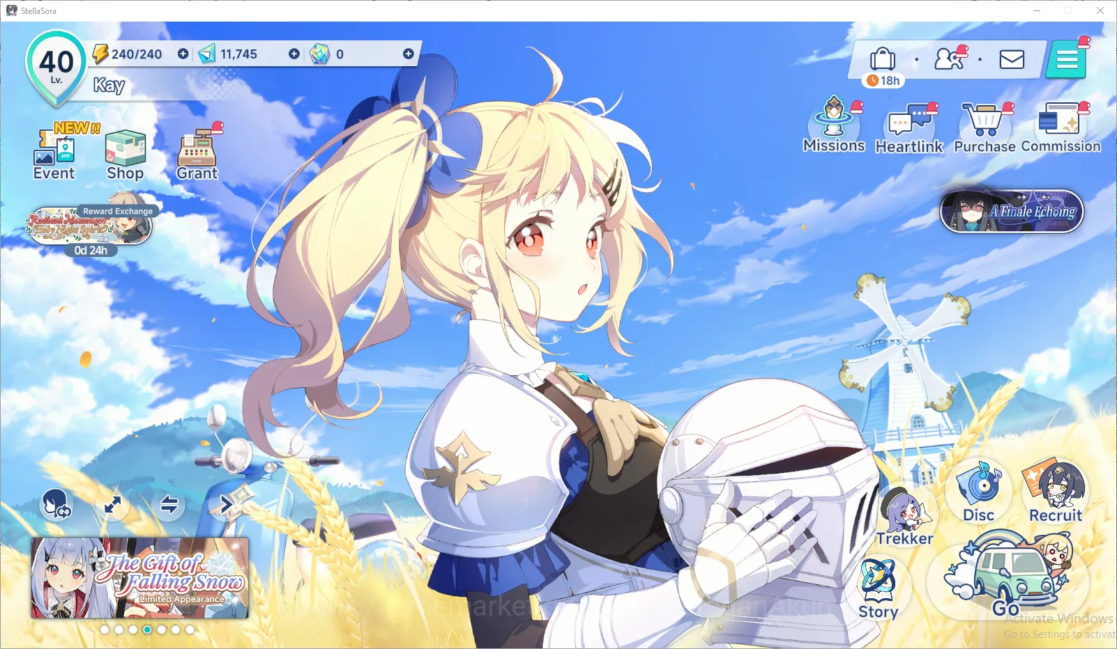 Stella Sora Accounts GLOBAL Lv40| 11k SDust| 9 SSR 4 Limit+Disc (Chitose,Fuyuka,Shia,Nazuka),GerieT3,FreesiaT1,etc|20SSR