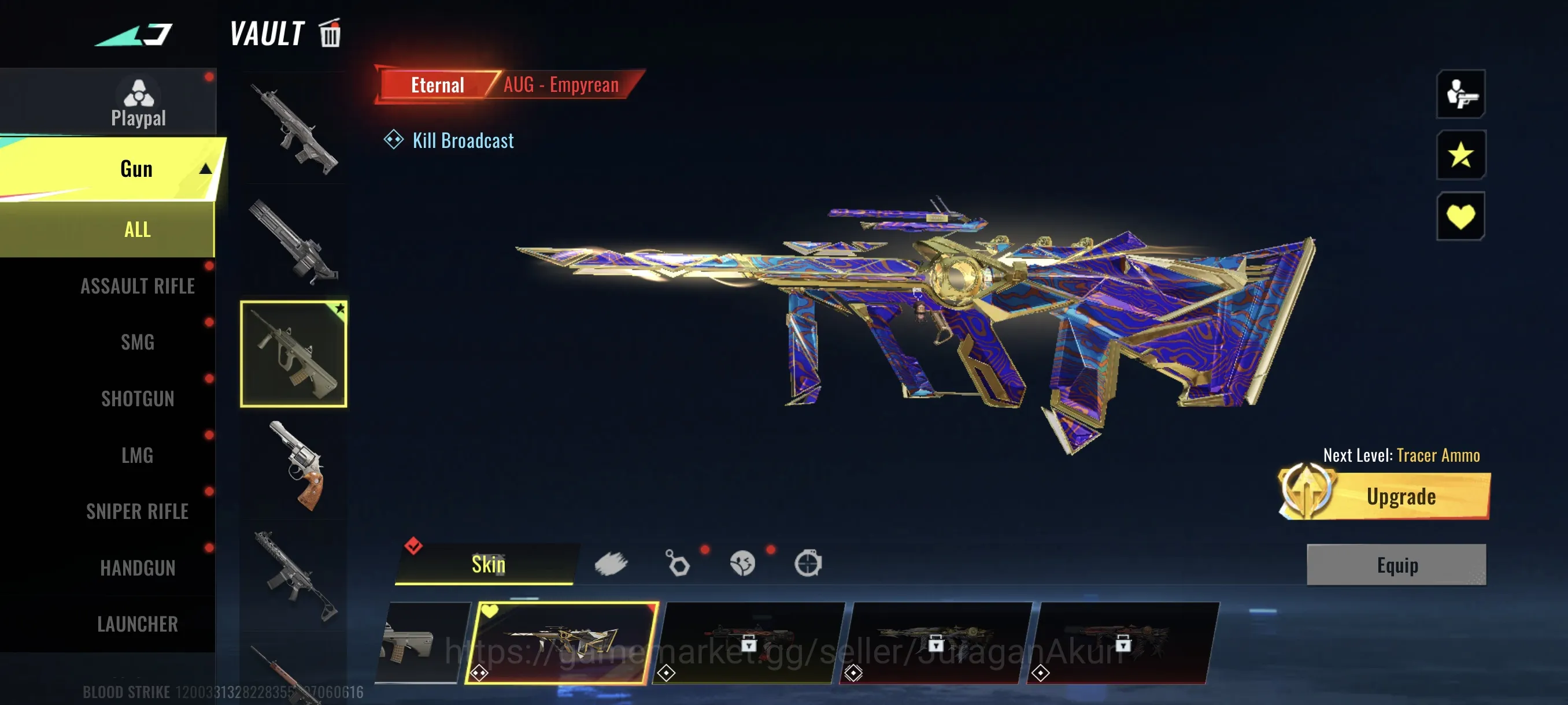 Blood Strike Accounts Asia|2 Eter (AUG-Empyreanlv2 + Galil-Noxdra) 11 Ul image 3