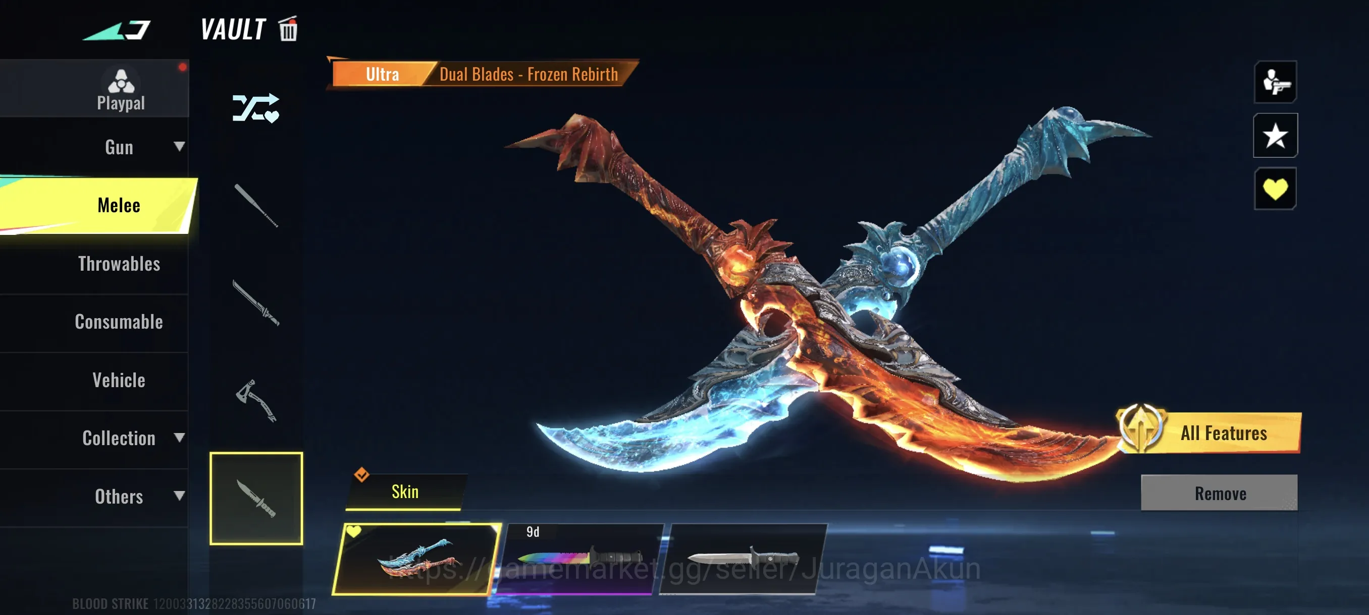 Blood Strike Accounts Asia|2 Eter (AUG-Empyreanlv2 + Galil-Noxdra) 11 Ul image 4