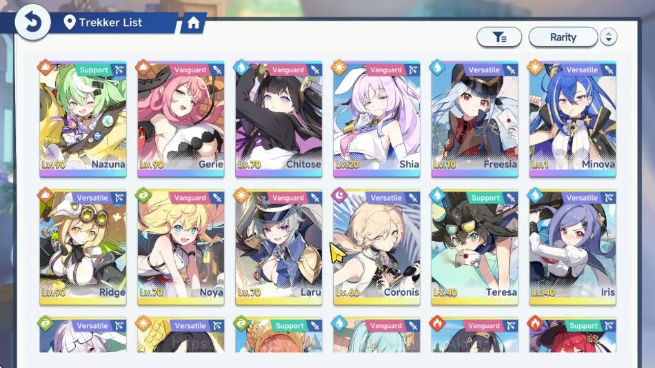 Stella Sora Accounts GLOBAL Lv35| 6 SSR (FreesiaT2+Sign,GerieT1+Sign,Mi image 5