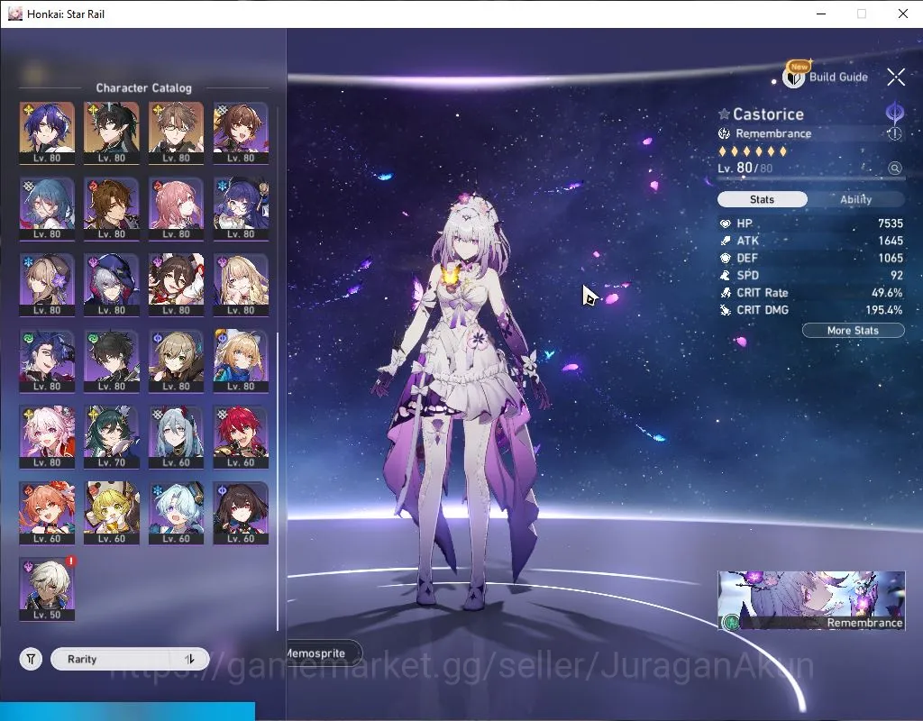Honkai Star Rail Accounts Mid Game ASIA|TL70|13 Limited 2
