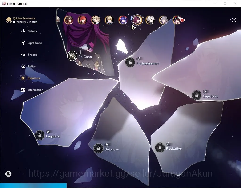Honkai Star Rail Accounts Mid Game ASIA|TL70|13 Limited 3