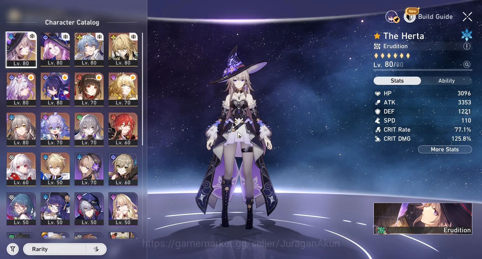 Honkai Star Rail Accounts Mid Game ASIA [TL66] 7 Limited (Castorice+Sign,The Herta+Sign, Jade+Sign,etc)(Amphoreous)|Take 9