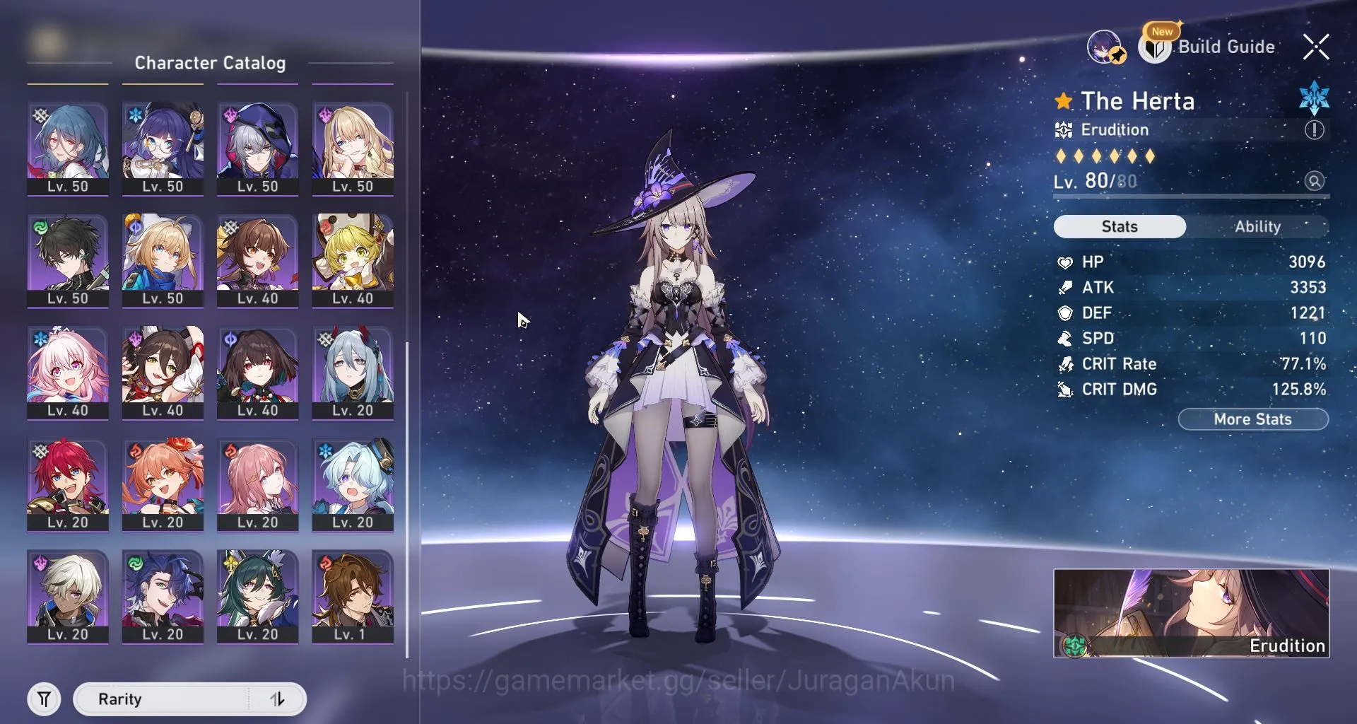 Honkai Star Rail Accounts Mid Game ASIA [TL66] 7 Limited (Castorice+Sign,The Herta+Sign, Jade+Sign,etc)(Amphoreous)|Take 10