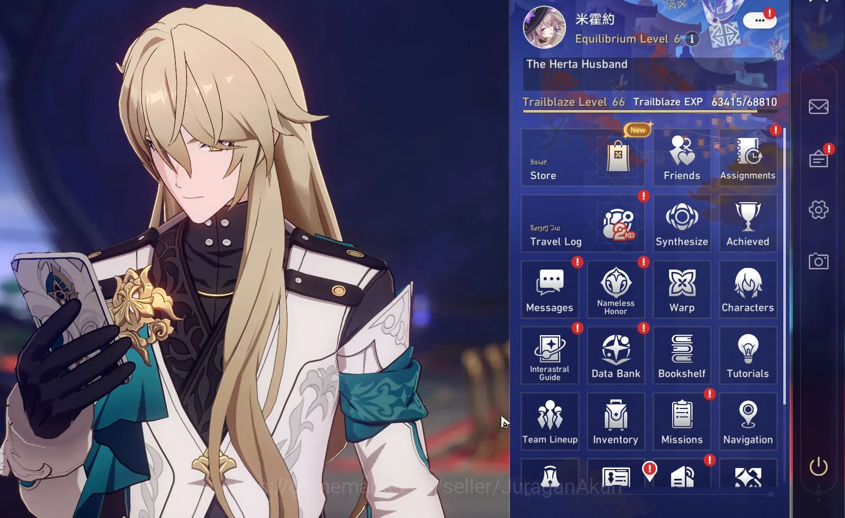 Honkai Star Rail Accounts Mid Game ASIA [TL66] 7 Limited (Castorice+Sign,The Herta+Sign, Jade+Sign,etc)(Amphoreous)|Take 3